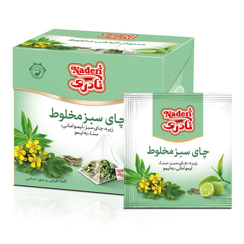 WhatsApp Image 2025-04-28 at 19.06.05 (1) دمنوش چای سبز نادری (کیسه هرمی) - تصویر 1