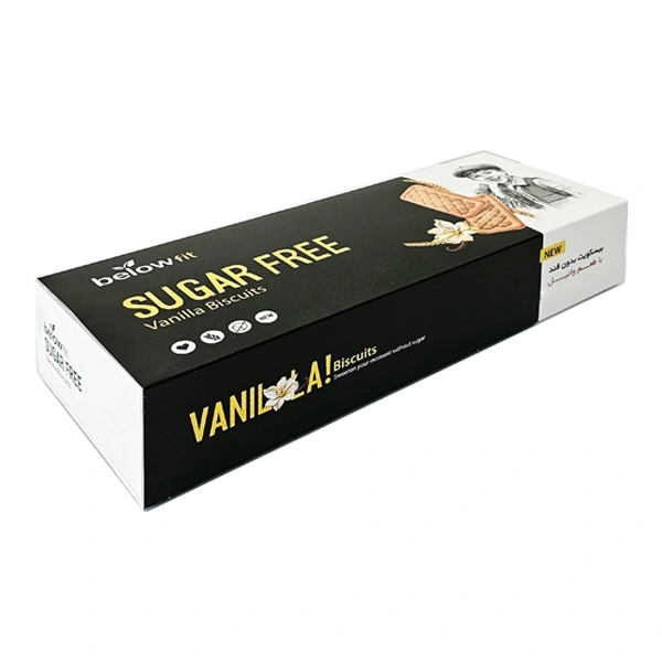 vanilla-biscuit-01 بیسکویت بدون قند وانیلی 620 گرمی (خانواده) - تصویر 1