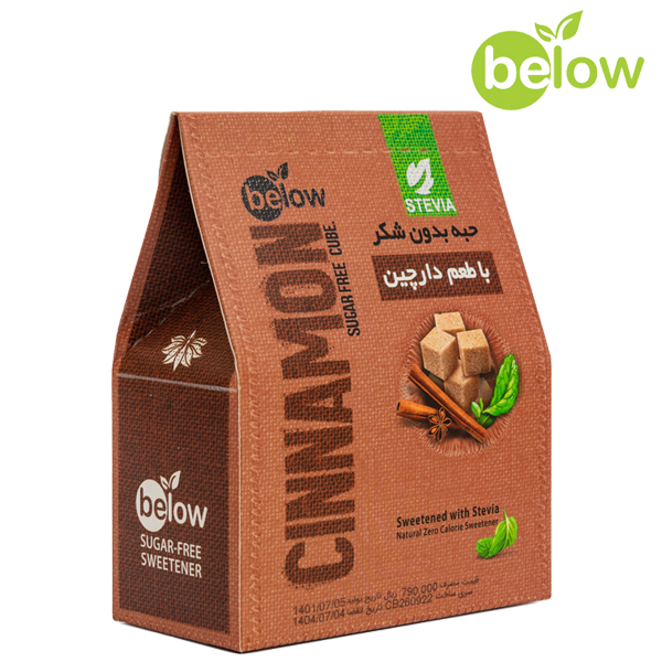 cinnamon-cube-01 حبه دارچین بدون شکر استویا 300 گرمی - تصویر 1