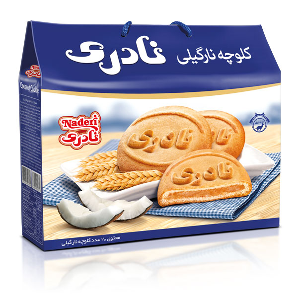o_6cf5edc0 کلوچه ساک کلاسیک نارگیلی20عددی - تصویر 1