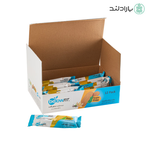 vanila-biscuit-singel1 بیسکویت بدون قند وانیلی تک نفره ۴۰ گرمی - تصویر 2