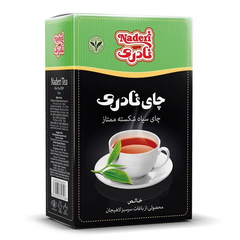 چای-شکسته-ممتاز-نادری 🍂 چای سیاه شکسته ممتاز (جعبهای) | خالص، اصیل، ایرانی🍂